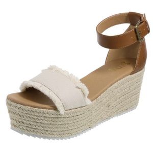 Platform Espadrille Wedge Sandal